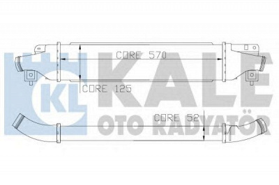 KALE OTO RADYATOR 345500 -  Интеркулер